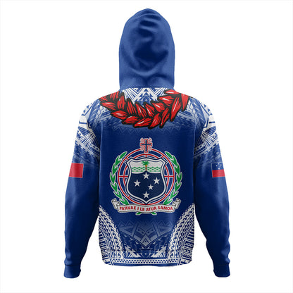 Samoa Hoodie Coat Of Arms Ula Fala Original Style