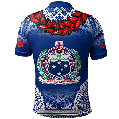 Samoa Polo Shirt Coat Of Arms Ula Fala Original Style