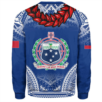 Samoa Sweatshirt Coat Of Arms Ula Fala Original Style
