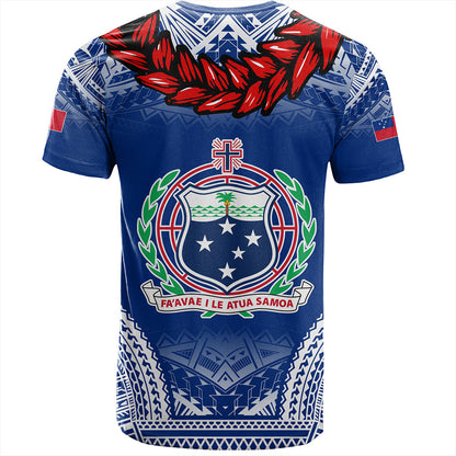 Samoa T-Shirt Coat Of Arms Ula Fala Original Style