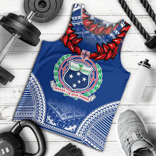 Samoa Tank Top Coat Of Arms Ula Fala Original Style