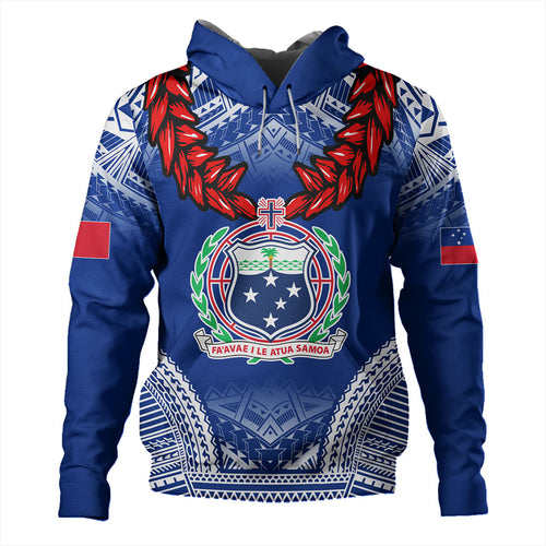 Samoa Hoodie Coat Of Arms Ula Fala Original Style