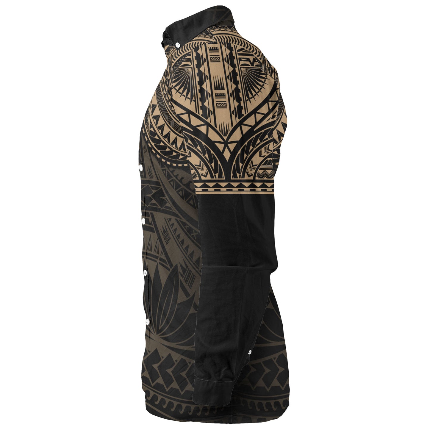 Polynesian Long Sleeve Shirt Polynesian Pattern Special Design