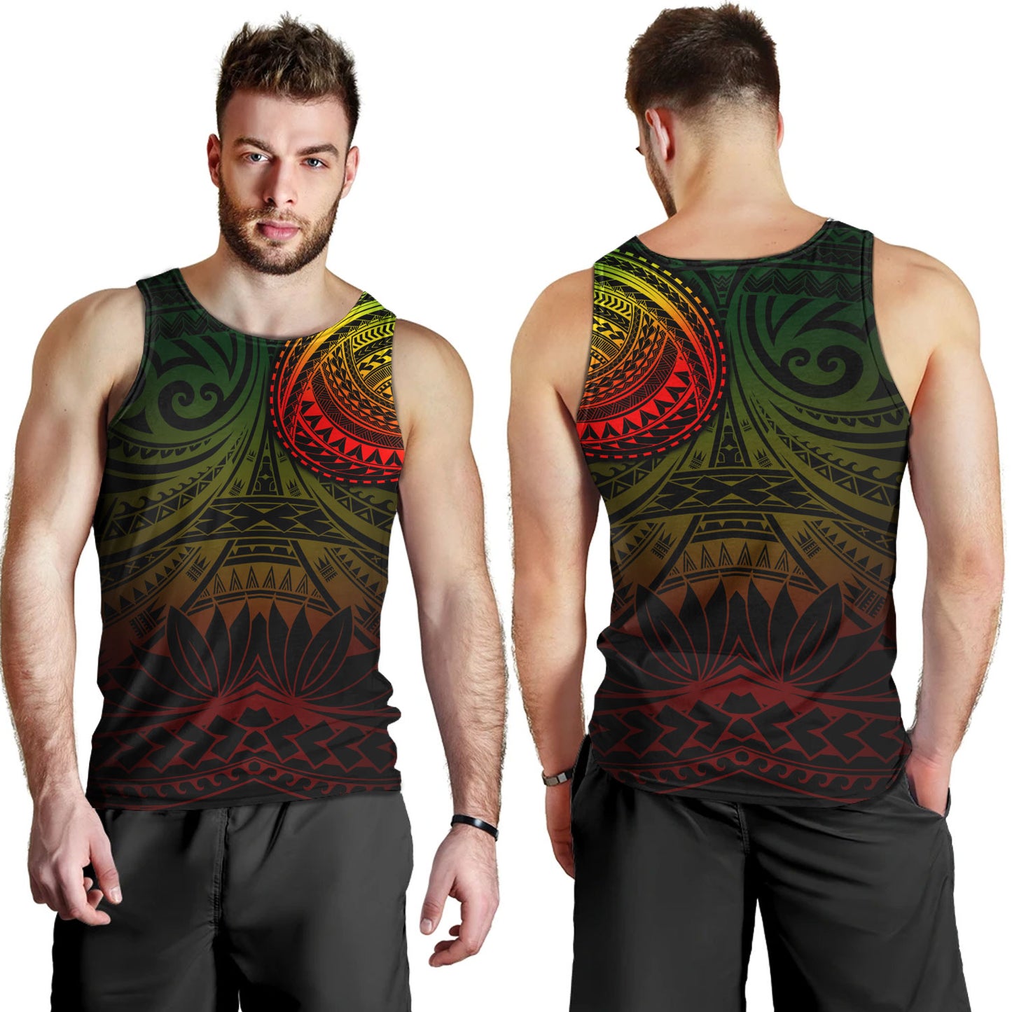 Polynesian Tank Top Polynesian Pattern Special Design