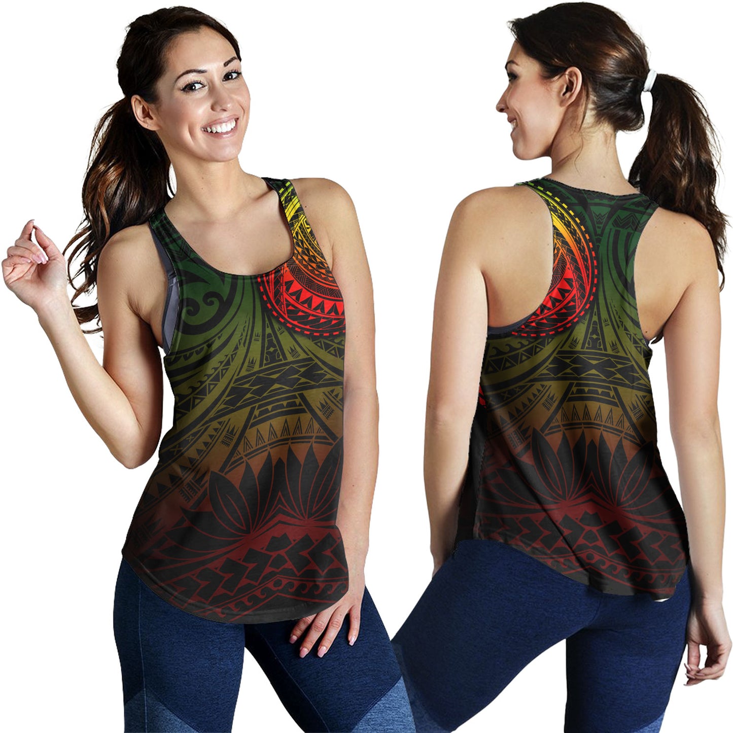 Polynesian Women Tank Polynesian Pattern Special Design