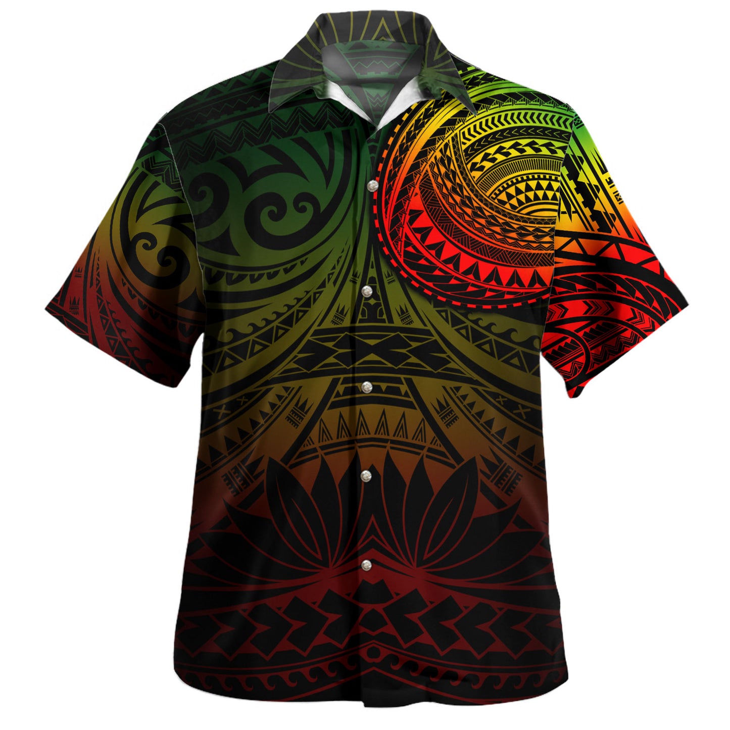 Polynesian Hawaiian Shirt Polynesian Pattern Special Design