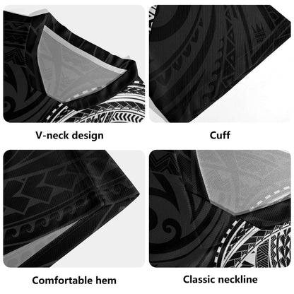 Polynesian Rugby Jersey Polynesian Pattern Special Design