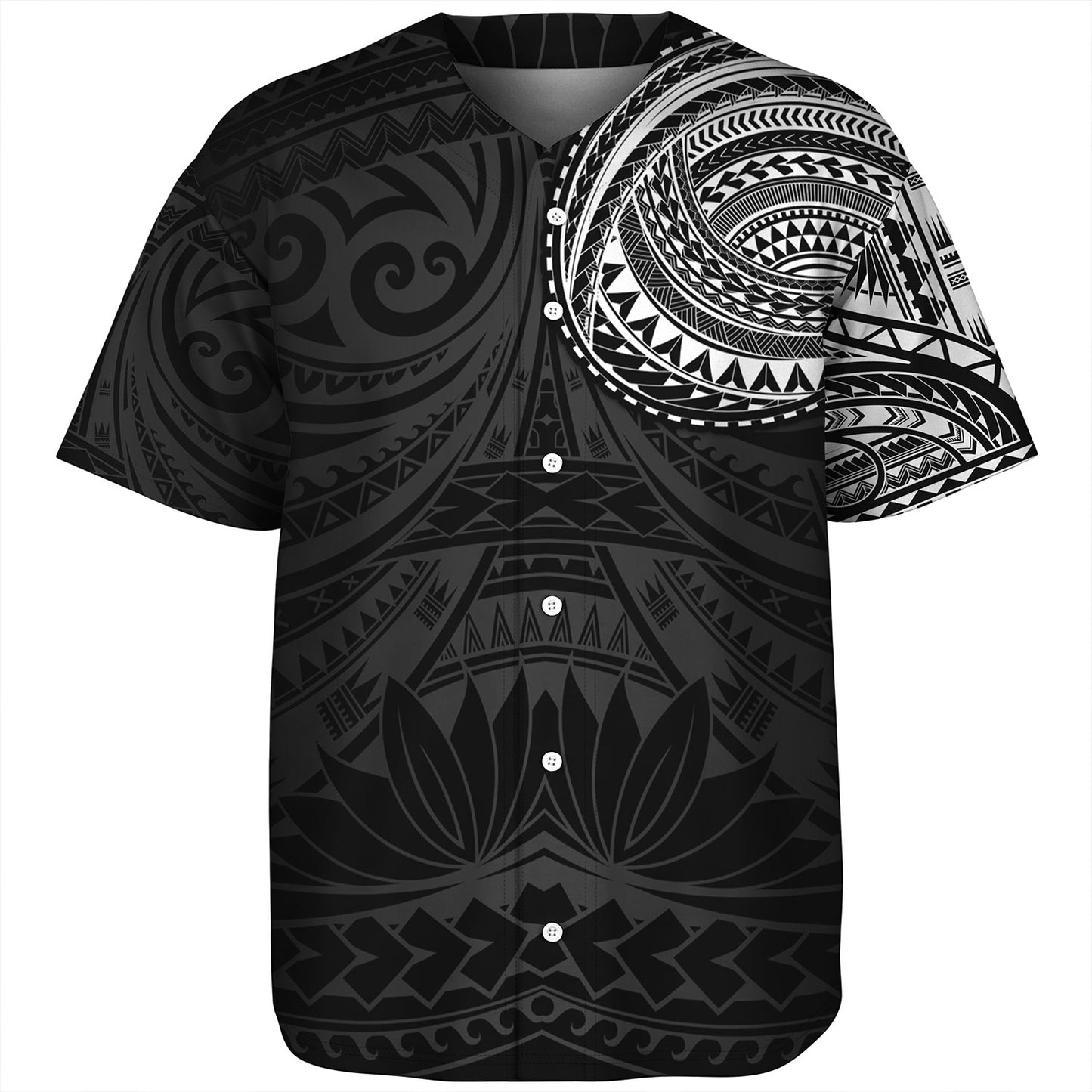 Polynesian Baseball Shirt Polynesian Pattern Special Design