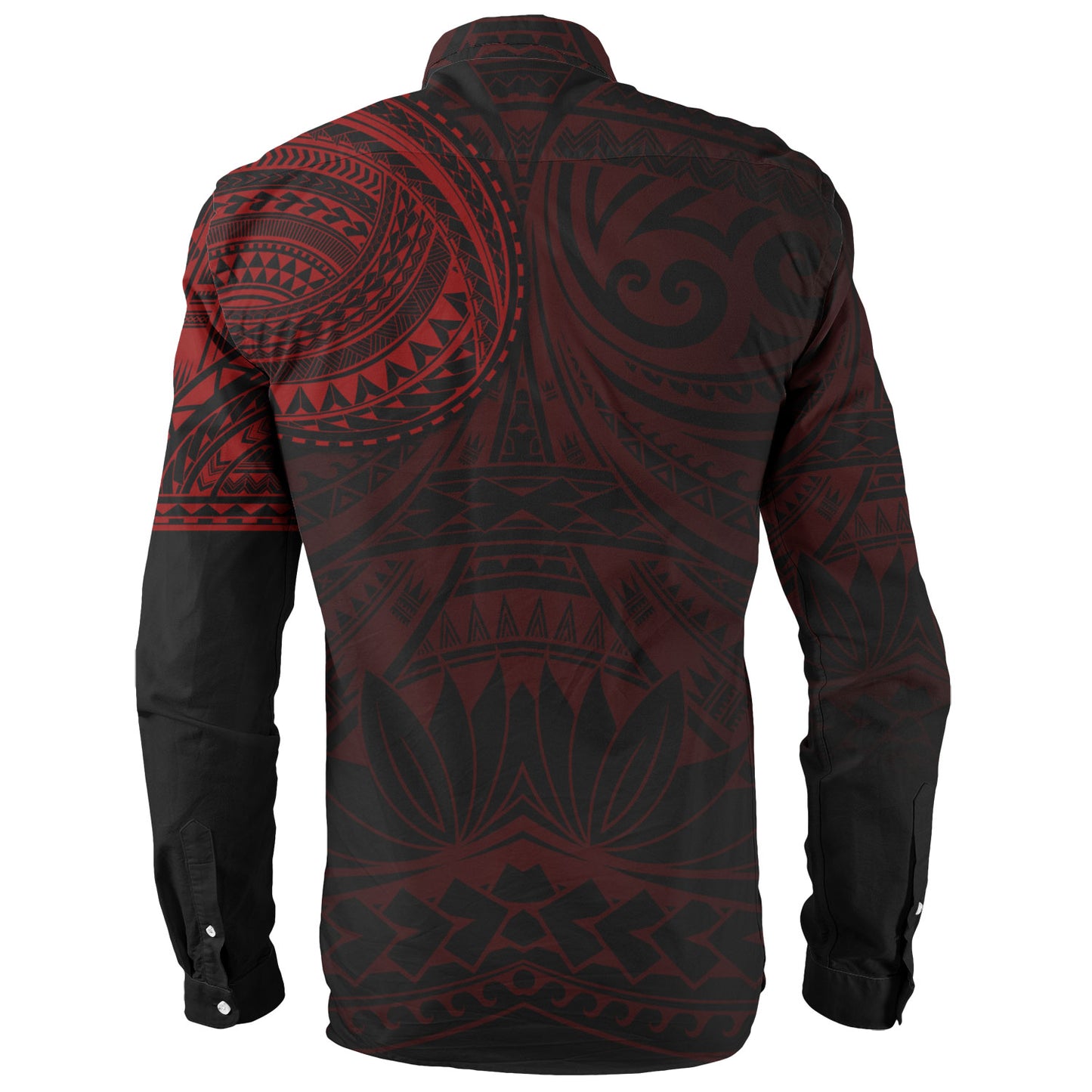 Polynesian Long Sleeve Shirt Polynesian Pattern Special Design