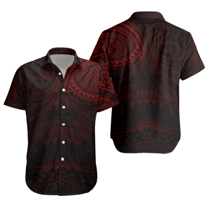 Polynesian Short Sleeve Shirt Polynesian Pattern Special Design