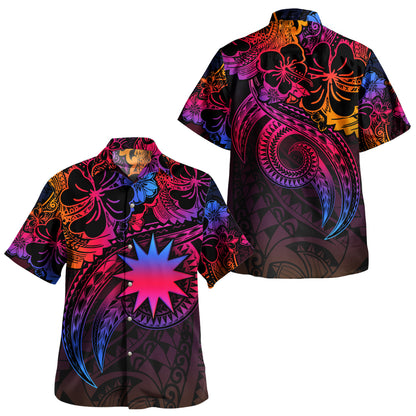 Nauru Combo Puletasi And Shirt Rainbow Style