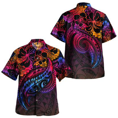 New Zealand Combo Short Sleeve Dress And Shirt Rainbow Style
