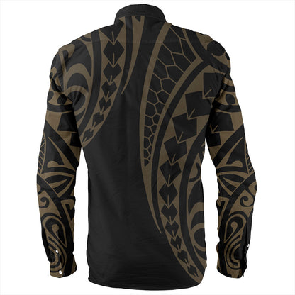 Cook Islands Long Sleeve Shirt Kakau Style Ver.1