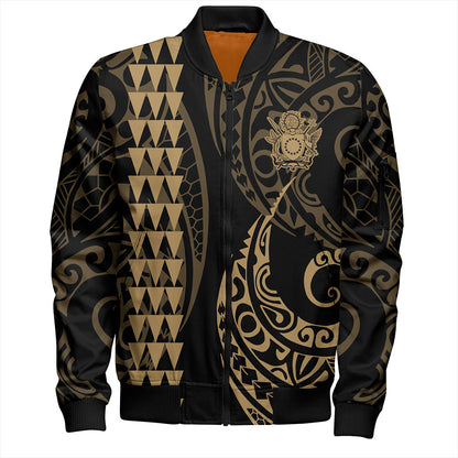 Cook Islands Bomber Jacket Kakau Style Ver.1
