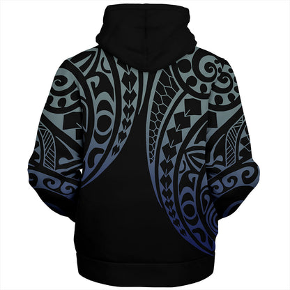 Cook Islands Sherpa Hoodie Kakau Style