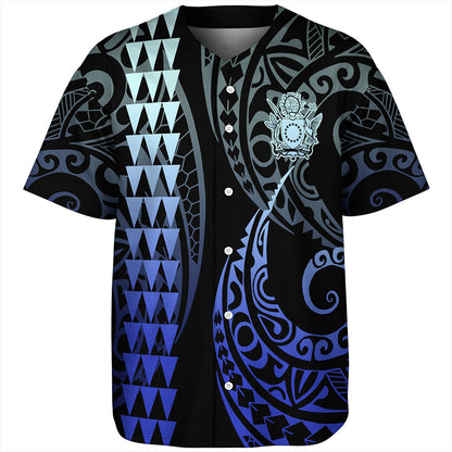 Cook Islands Baseball Shirt Kakau Style
