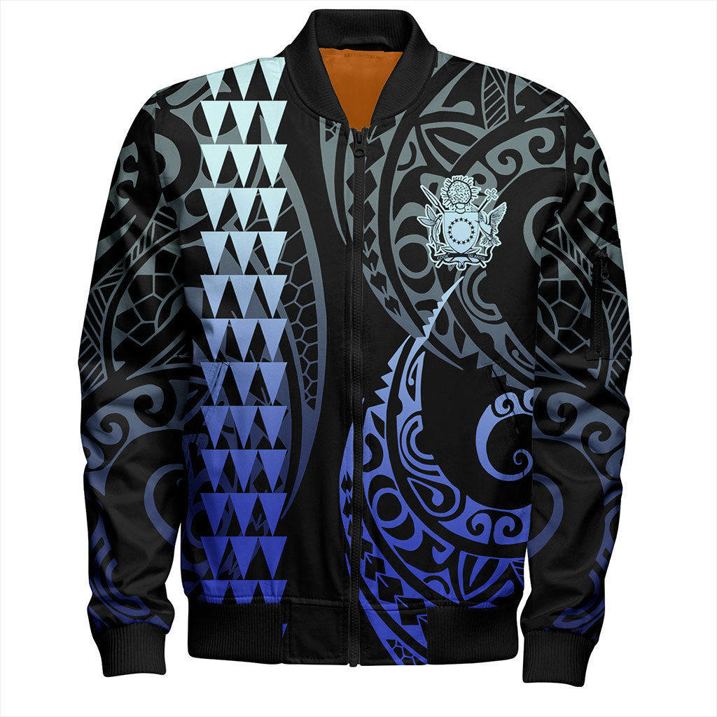 Cook Islands Bomber Jacket Kakau Style