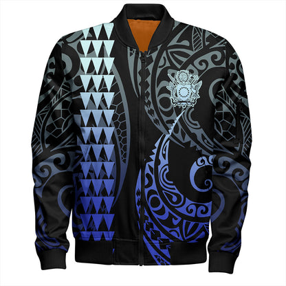 Cook Islands Bomber Jacket Kakau Style