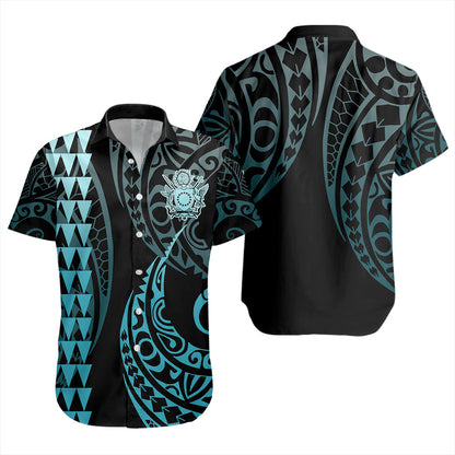 Cook Islands Short Sleeve Shirt Kakau Style Ver.1