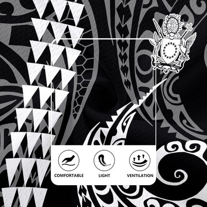 Cook Islands Rugby Jersey Kakau Style Ver.1