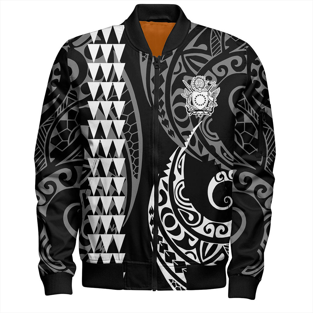 Cook Islands Bomber Jacket Kakau Style Ver.1