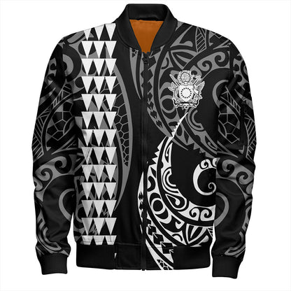 Cook Islands Bomber Jacket Kakau Style Ver.1