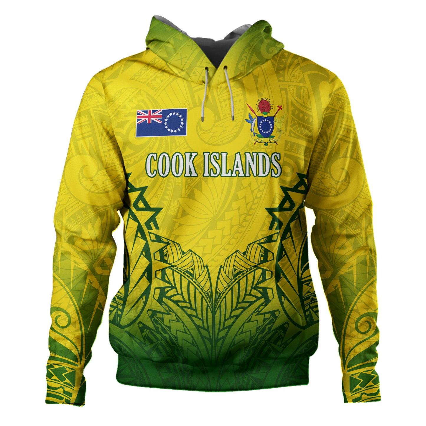 Cook Islands Custom Personalised Hoodie Seal With Flag Style