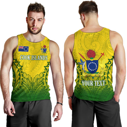 Cook Islands Custom Personalised Tank Top Seal With Flag Style