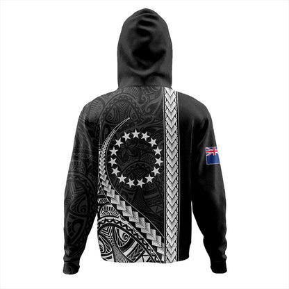 Cook Islands Hoodie Tribal Polynesian Coat Of Arms