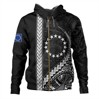 Cook Islands Hoodie Tribal Polynesian Coat Of Arms