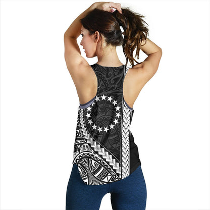 Cook Islands Women Tank Tribal Polynesian Coat Of Arms
