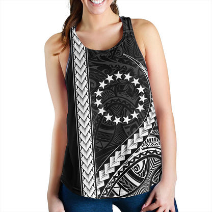 Cook Islands Women Tank Tribal Polynesian Coat Of Arms
