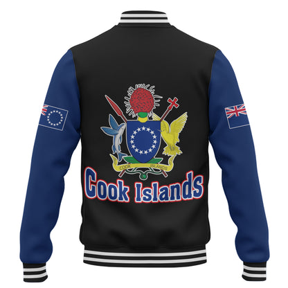 Cook Islands Baseball Jacket Letters Style
