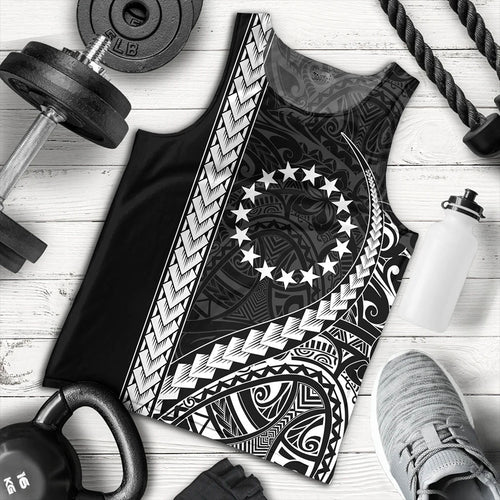 Cook Islands Tank Top Tribal Polynesian Coat Of Arms