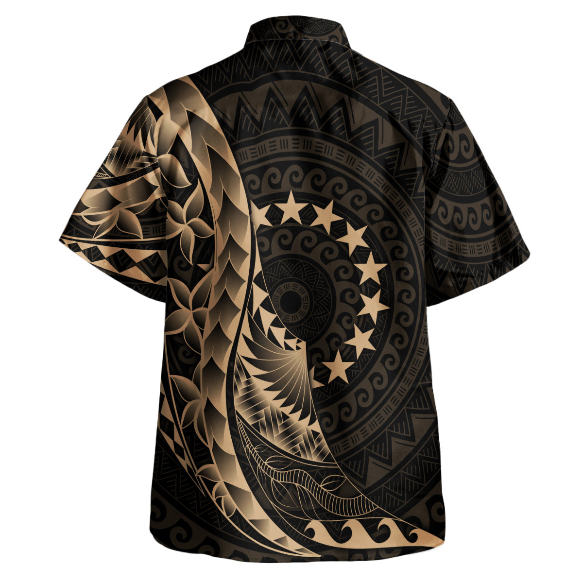 Cook Islands Custom Personalised Hawaiian Shirt Polynesian Pattern Style