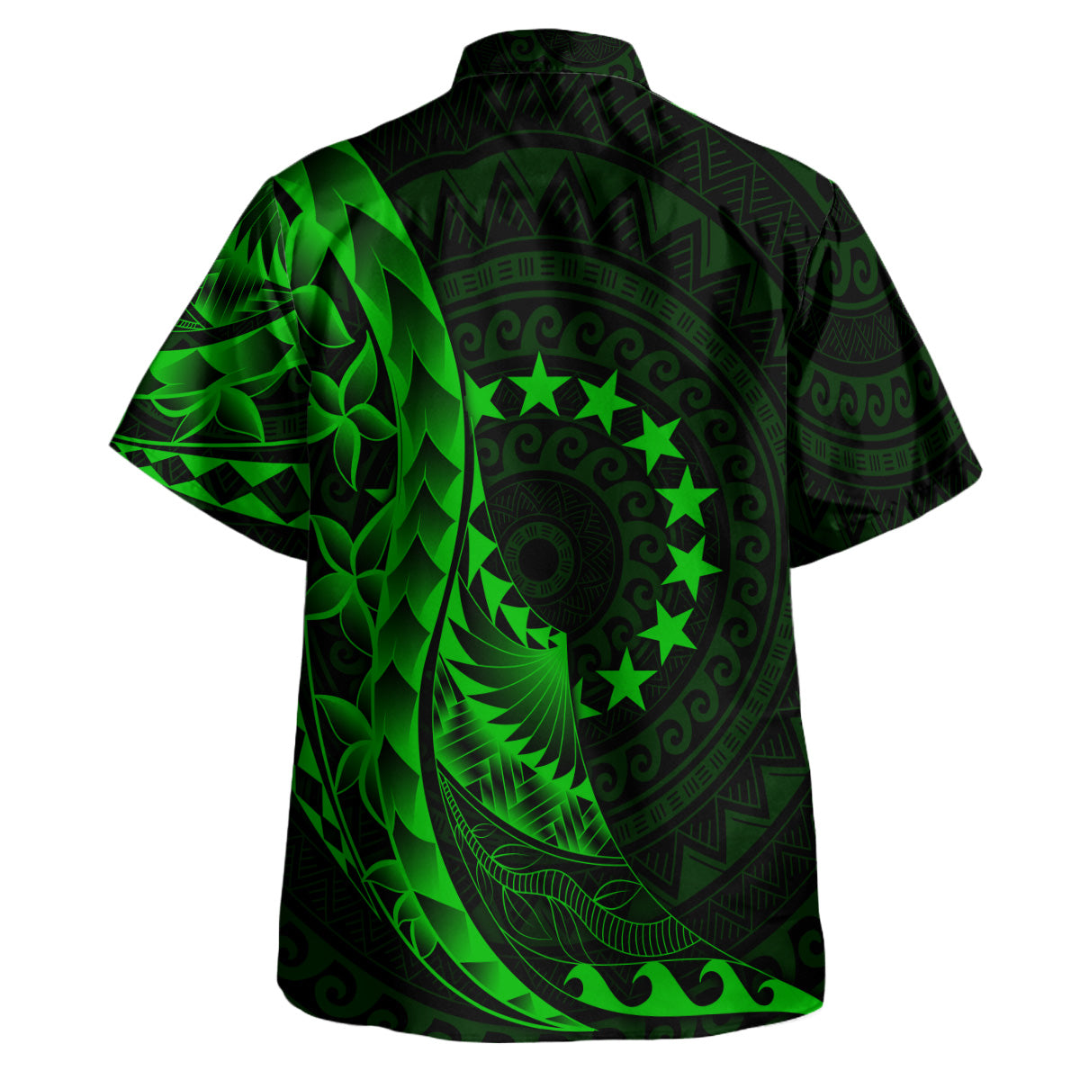 Cook Islands Custom Personalised Hawaiian Shirt Polynesian Pattern Style