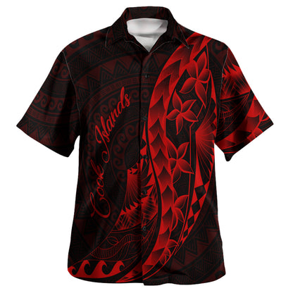Cook Islands Custom Personalised Hawaiian Shirt Polynesian Pattern Style