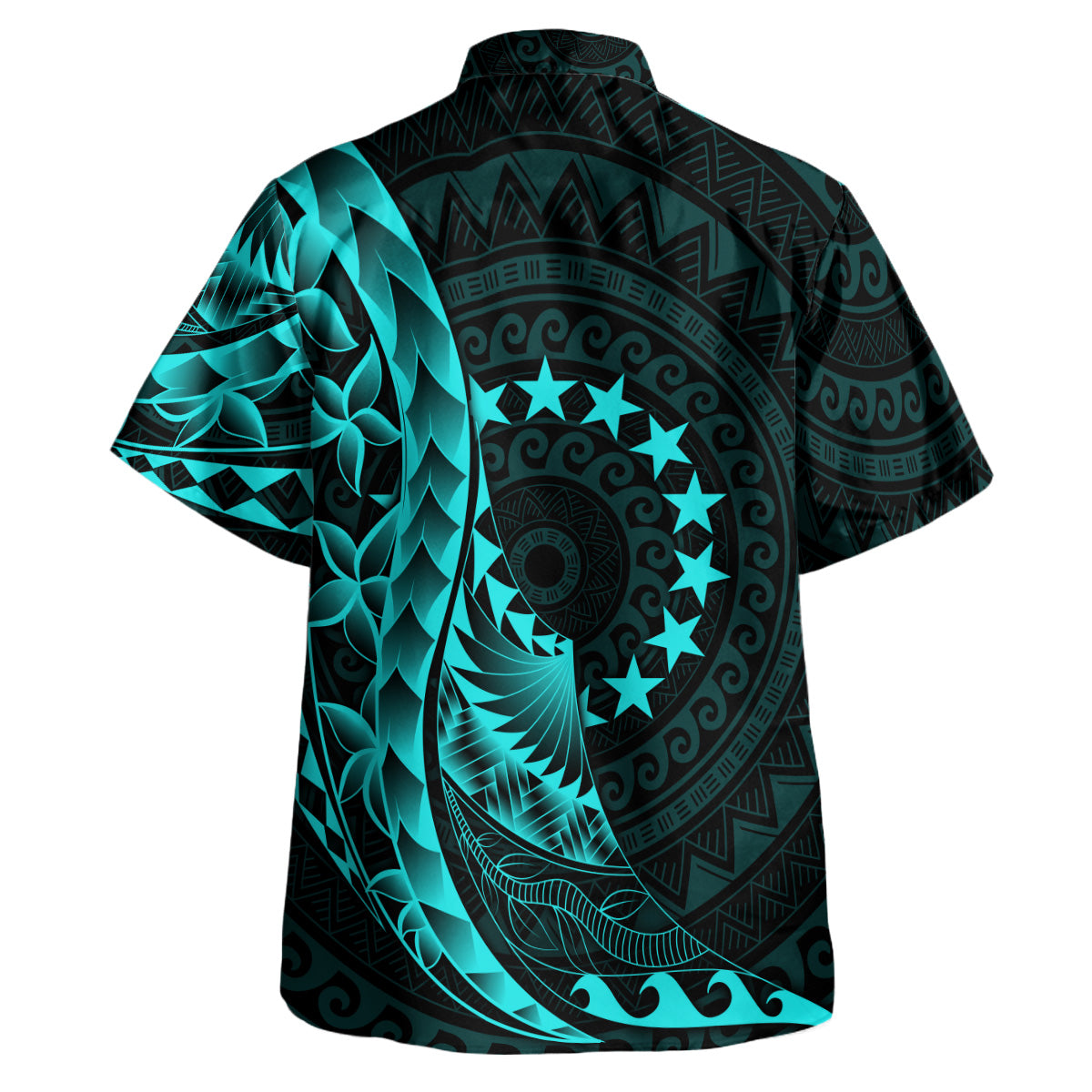 Cook Islands Custom Personalised Hawaiian Shirt Polynesian Pattern Style