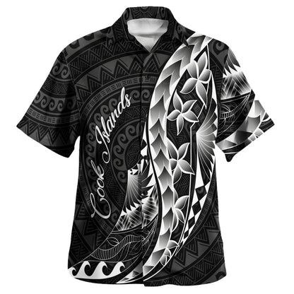 Cook Islands Custom Personalised Hawaiian Shirt Polynesian Pattern Style