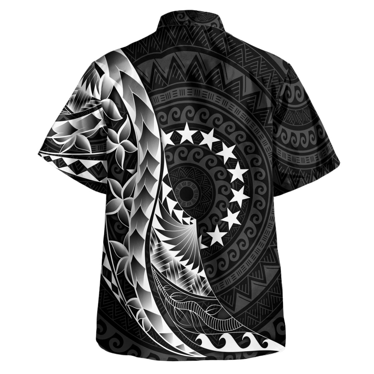 Cook Islands Custom Personalised Hawaiian Shirt Polynesian Pattern Style
