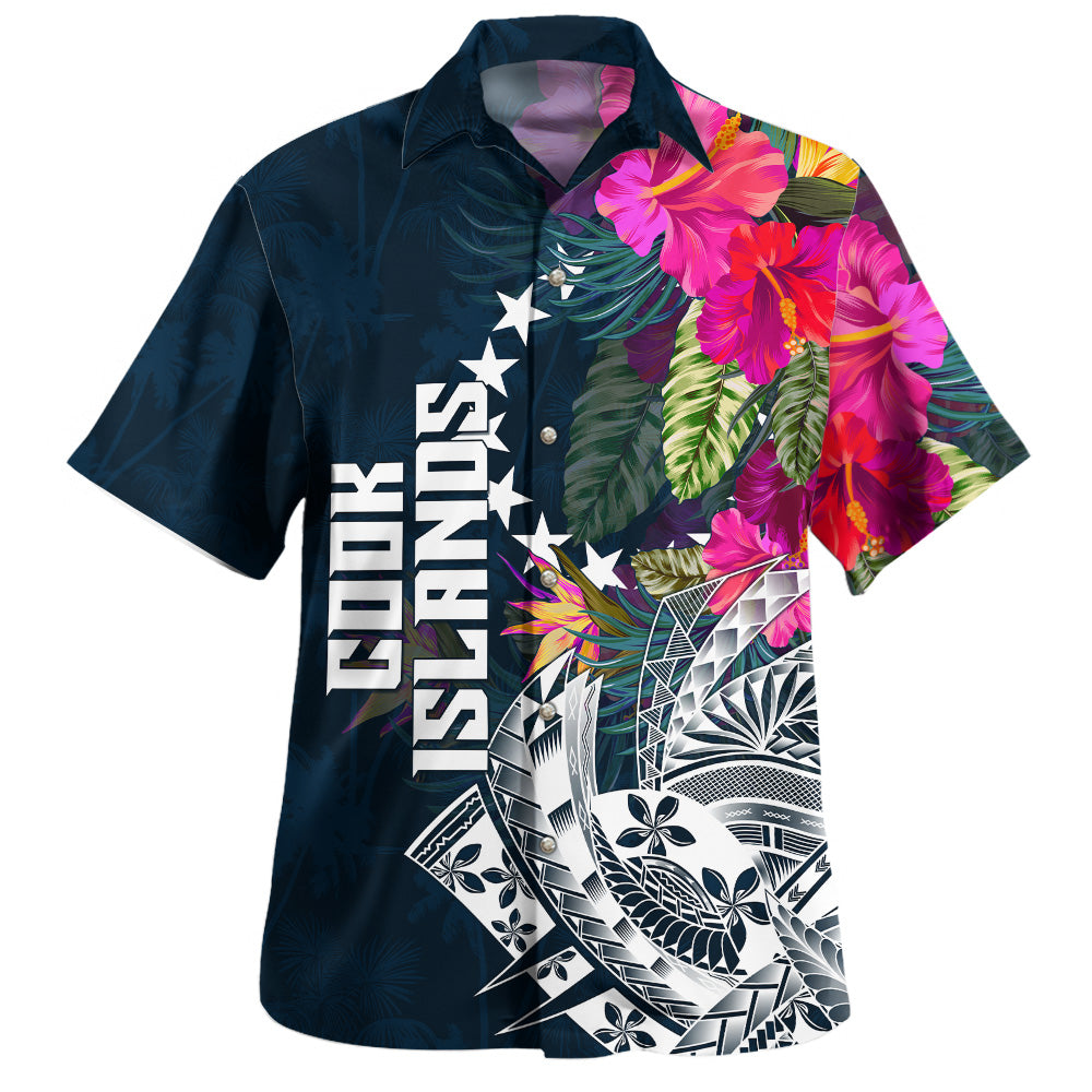 Cook Islands Hawaiian Shirt Custom Personalised Polynesian Summer Vibes