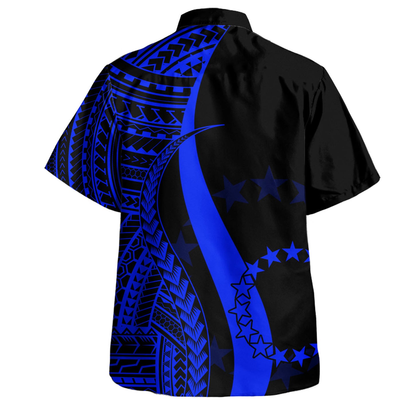 Cook Islands Custom Personalised Hawaiian Shirt Polynesian Tentacle Tribal Pattern