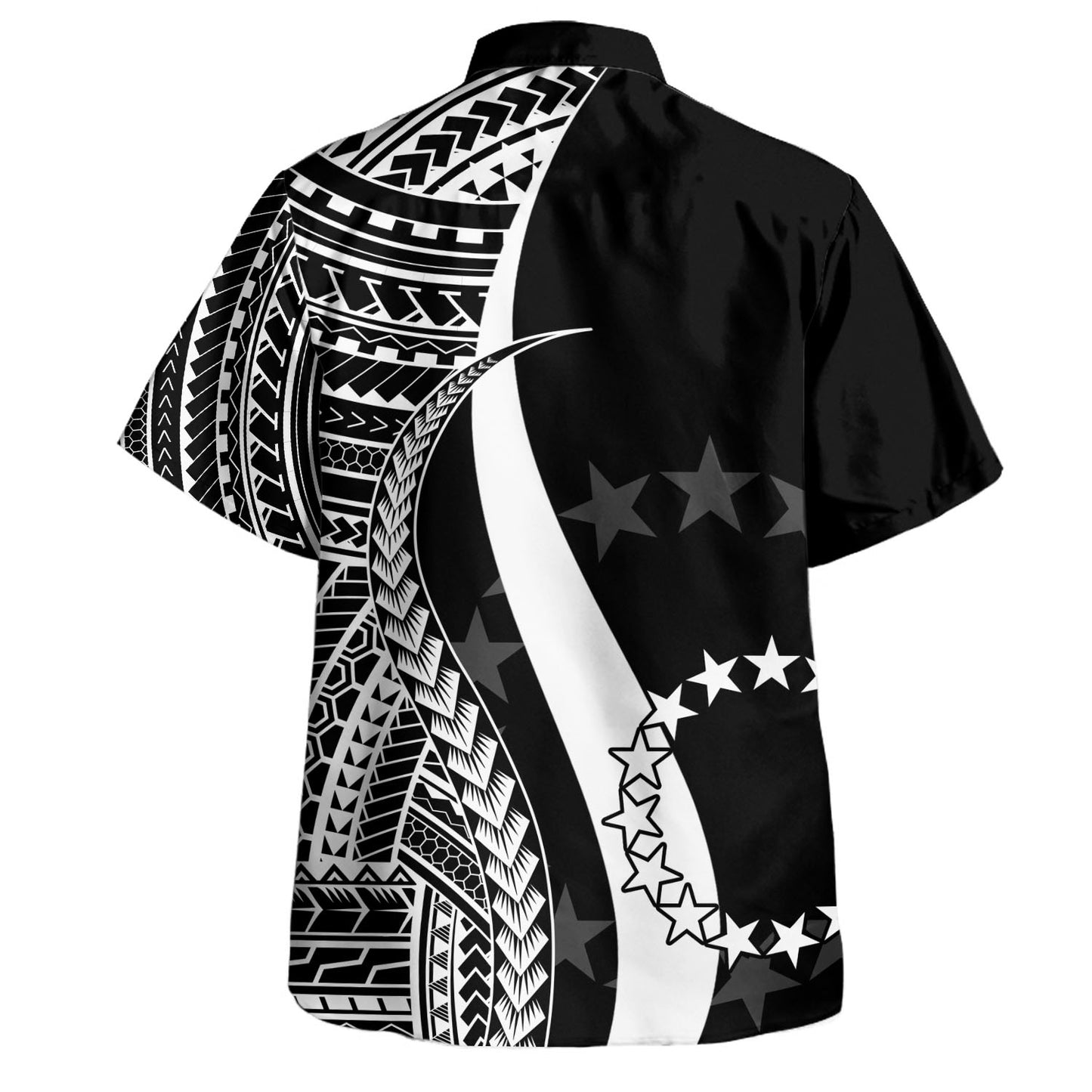 Cook Islands Combo Dress And Shirt - Polynesian Tentacle Tribal Pattern White