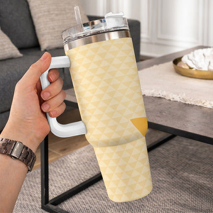 Hawaii 40oz Tumbler Kanaka Maoli Puakenikeni Maile Flower Lei