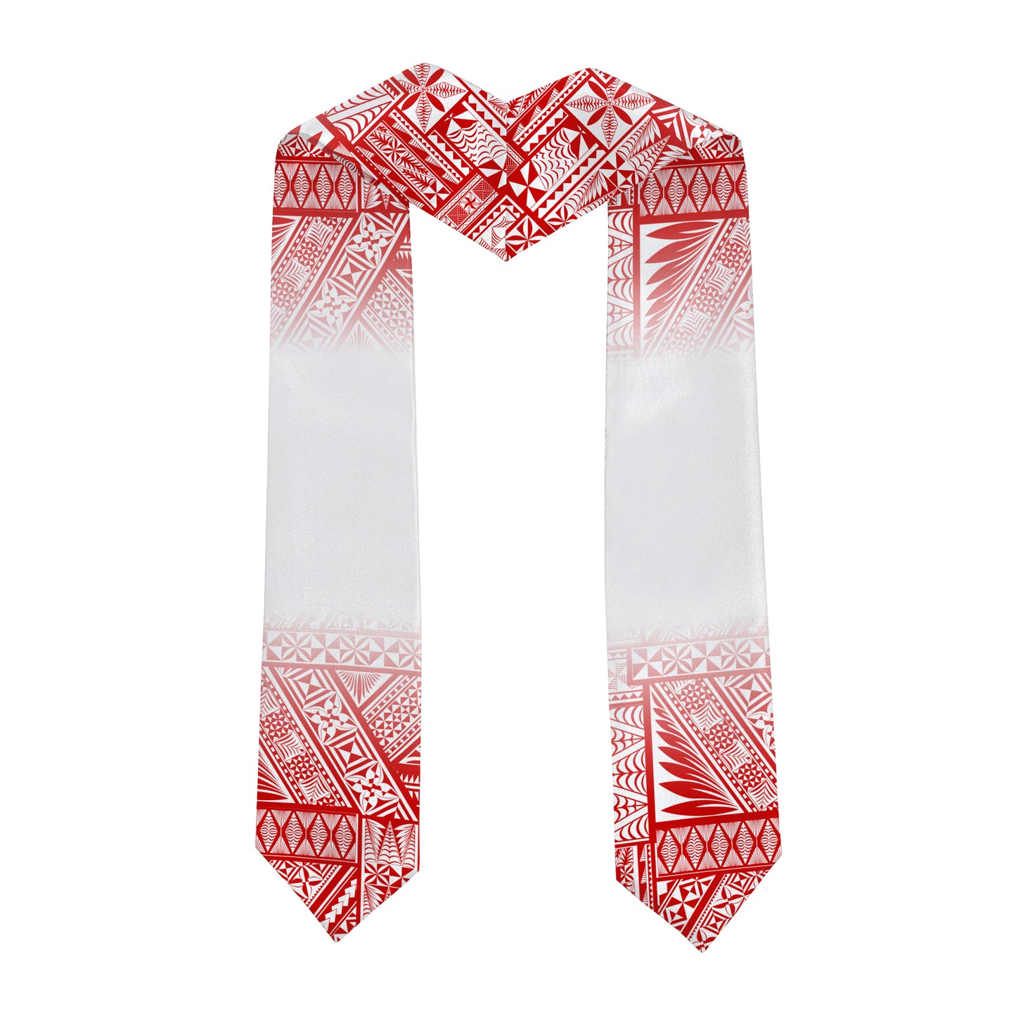 Tonga Graduation Stole Custom 2026 Polynesian Tribal Tongan Flag