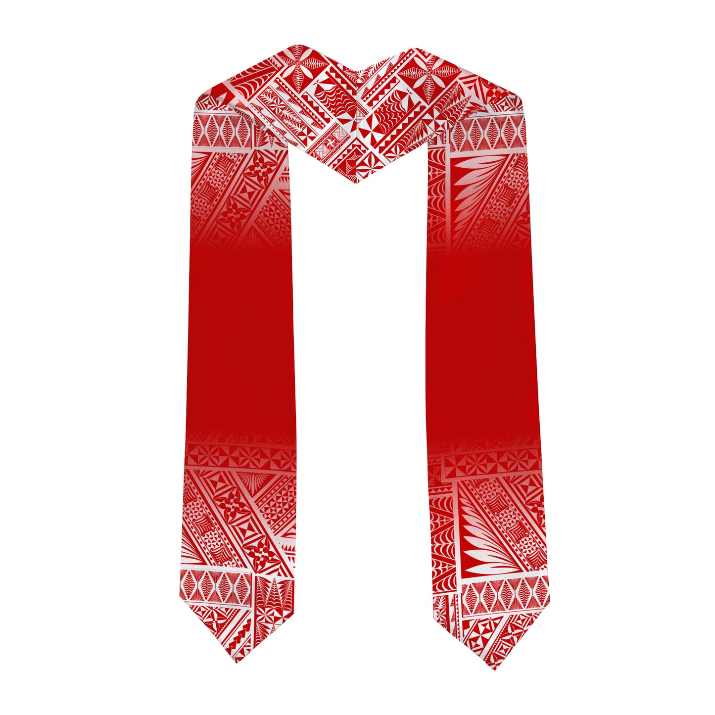 Tonga Graduation Stole Custom 2026 Polynesian Tribal Tongan Flag
