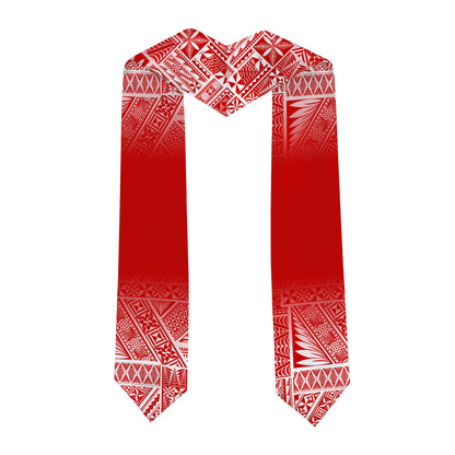 Tonga Graduation Stole Custom 2026 Polynesian Tribal Tongan Flag