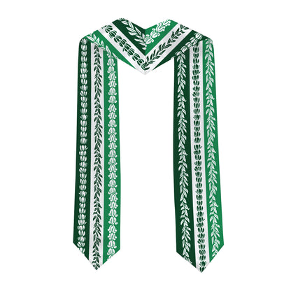 Hawaii Graduation Stole Custom Class 2026 Of Aloha Flag With Flower Lie Beautiful