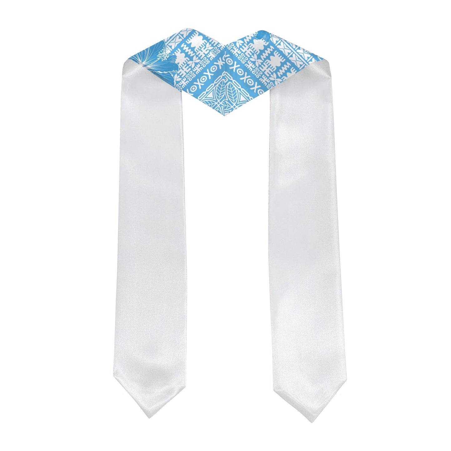 Fiji Graduation Stole Custom Class Of 2026 Hibiscus Pattern Style