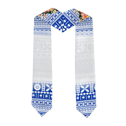Fiji Graduation Stole Custom Class Of 2026 Tropical Garden Style